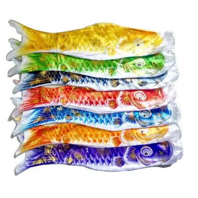 1x Windsack Koi Nobori Wind Streamer Fisch Flagge Windspiel Hängende 60/80/100cm