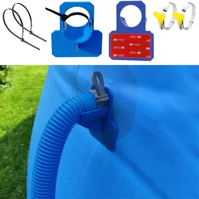 2/4x Pool Schlauchhalter LITE 32-38mm Knickschutz Halter Zubehör Poolschlauch