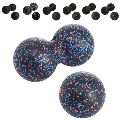1 Set Faszien Ball EPP Reha Duo Ball Selbstmassage für Yoga Fitness 12cm&12x24cm