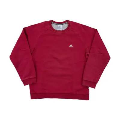 Adidas Basic 2000s Pullover Rot Sweatshirt - Medium Herren