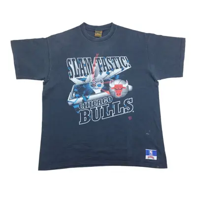 Nutmeg "Slam-Tastic" Chicago Bulls Rundhals Kurzarm Top T-Shirt - XL