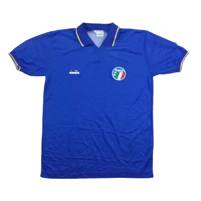Diadora x Italia 1986 Football Jersey Sport Trikot Fußballtrikot - Large