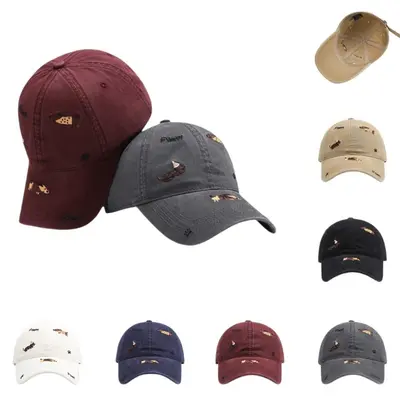 Basecap Mütze Baseball Cap Schirmmütze Stickerei mit Hundemotiv Verstellbar Neu