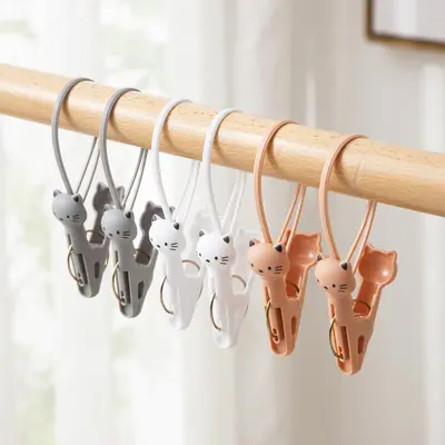 12pcs Handtuchalter Handtuchklammer Wäscheklammern Handtuchaufhänger Clips Cute