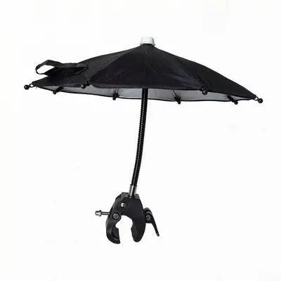 Handy-Sonnenschirm Regenschirm Sonnenschutz für Motorrad/Fahrrad Verstellbar Neu