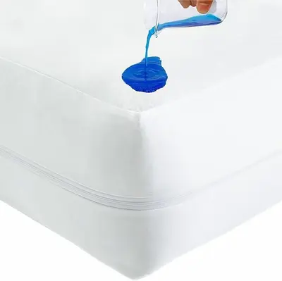 Matratzenhülle mit Reißverschluss wasserdichter Schoner hypoallergener