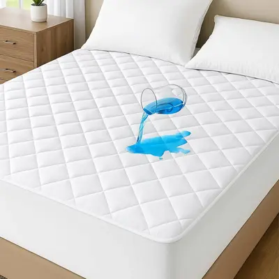 Matratzenschoner Wasserdicht Tiefe Tasche 18" Zoll Atmungsaktiv Passgenau