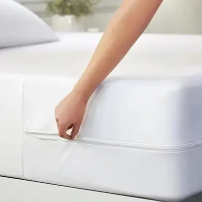 Matratzenhülle mit Reißverschluss wasserdichter Schoner hypoallergener