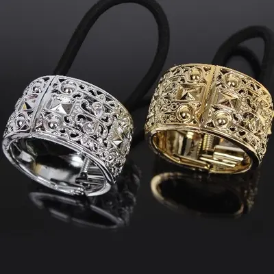 Haargummi Ring Cleopatra Zopf Scrunchy Pferdeschwanz Haarrring Ornamente