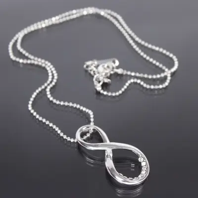 Halskette mit Unendlichkeitszeichen Infinity Unendlichkeit Strass ewige Liebe