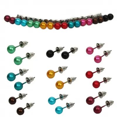 Mini Ohrringe Ohrstecker Ohrschmuck Earring Kugel