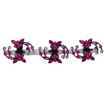 3 Mini Haarklammern Strass Schmetterling Haarclip Haarkneifer Haarspange Claw