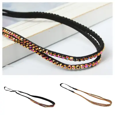 Haarband Geflochten Paillette Strass Haarschmuck Stirnband Fashion