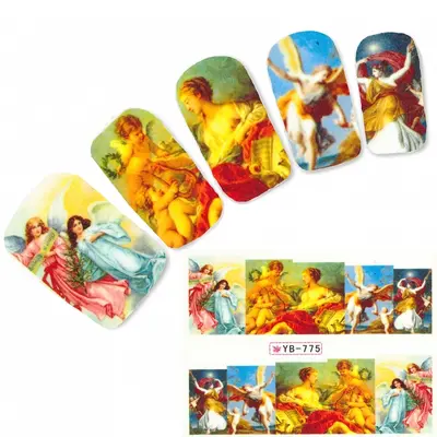 Nagel Sticker Engel Aufkleber Nail Art Angel Nägel Fuß Water Decal