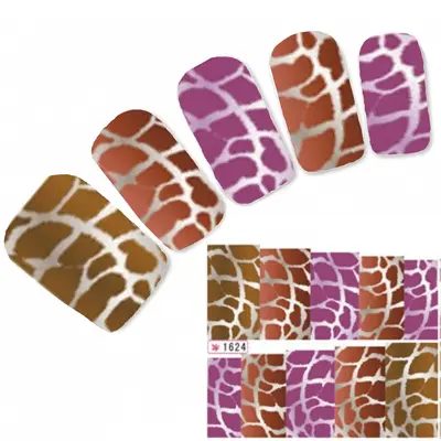 Tattoo Nail Art Aufkleber Muster Sticker Leopard Water Decall Neu!