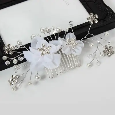 Feder Haarspange Haarclip Haarklammer Haarschmuck Haar Haarnadel Pin Straß
