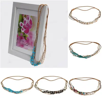 Haarband Haarkette Stirnband Indianer Look Hippie Kopfschmuck