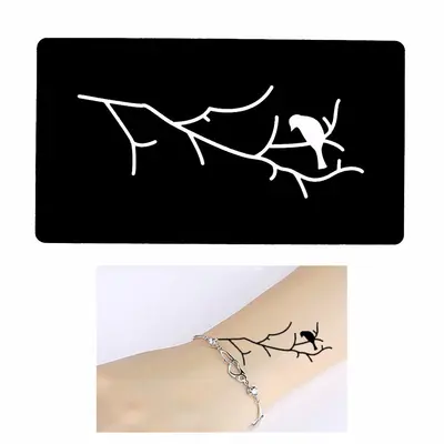 Henna Tattoo Schablone Airbrush Stencil Dövme Selbstklebend Ast Vogel