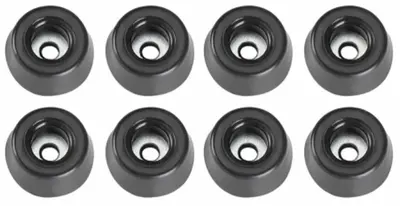 8 Gummifüße Ø 20 x 9 Adam Hall 4903 Gummifuß Boxenfuß Boxenfüße Gehäusefüße Füße