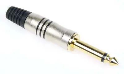 Mono Klinkenstecker 6,3 mm vergoldet Klinke Kabel Stecker Neutrik kompatibel