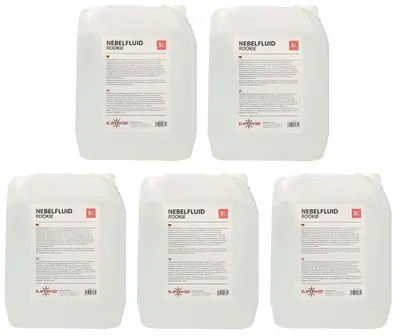 25 Liter (2,32€/l) ROOKIE PROFI Nebel Fluid Flüssigkeit Smoke Fluid von DJ Power