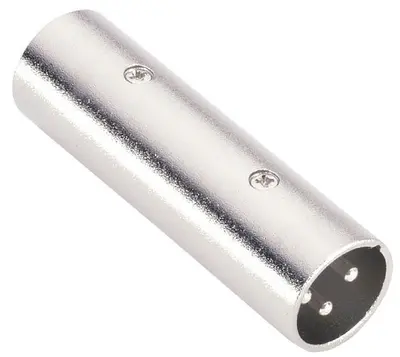 ADAM HALL XLR Adapter 3-pol male männlich auf XLR male Stecker Audio Verbinder