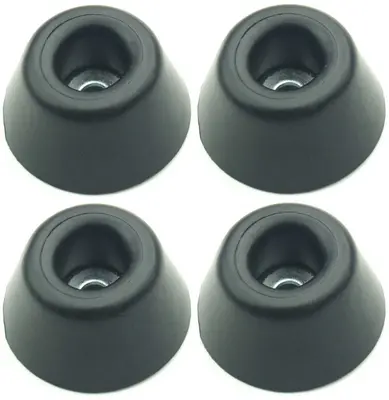 4 Gummifüße 30x15 stahlverstärkt Adam Hall 4901 Gummifuß Gerätefüße Gehäusefüße