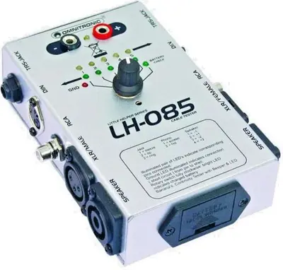 Kabeltester OMNITRONIC LH-085 für XLR Speaker Klinke Cinch DIN Steckverbindungen