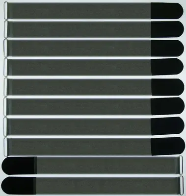 10x Klettband Kabelbinder FK 50 cm x 50mm schwarz Klettbänder Kabelklett mit Öse