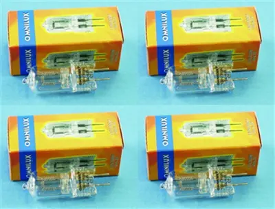 4er Set 120V 300W Gx-6,35 Stiftsockel-Lampe G-6,35 75h Studiolampe Halogenlampe
