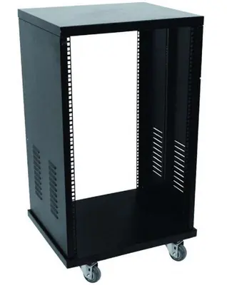 16 HE 19" Stahlrack Server Schrank, Rollen Tischrack Netzwerk Rack Serverschrank