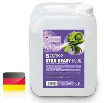 (6,54€/l) Cameo XTRA HEAVY FLUID 5 Liter Nebelfluid sehr hohe Dichte & Standzeit