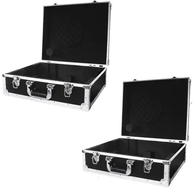 2x ROADINGER Turntablecase TTC-1 Plattenspielercase Flightcase für Technics 1210