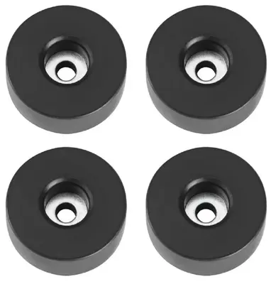 4 Gummifüße 38x15 stahlverstärkt Adam Hall 4907 Gummifuß Gerätefüße Gehäusefüße