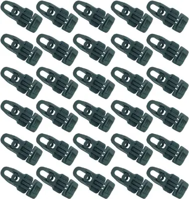 30 x HOLDON MIDI CLIP Molton Planen Spanner SCHWARZ Spann Klammer Klemme Halter