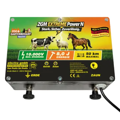 Electra Elektrozaungerät Extreme Power N, 230V AC - Maximale Leistung Sicherheit