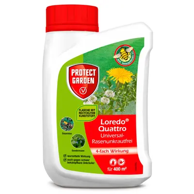 Bayer Rasen Unkrautfrei Loredo Quattro 400ml Unkrautvernichter Ehrenpreis Klee