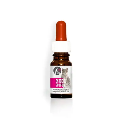 7Pets Ektosol Spot on für Katzen 10ml Milben Parasiten Zecken Flohmittel Läuse