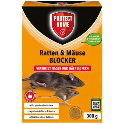 Protect Home Ratten & Mäuse Blocker 300 g Vertreibung Abwehr Bekämpfung Maus