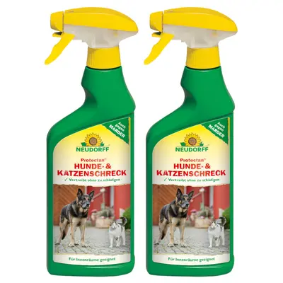 Neudorff Hunde- und Katzen-Schreck AF 2x 500 ml Hundeschreck Katzenschreck Spray