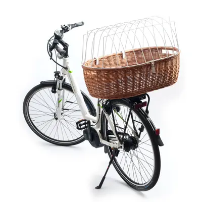 Aumüller Fahrrad-Tierkorb mit Halter, L: 68 cm - Gepäckträgermontage Hundekorb