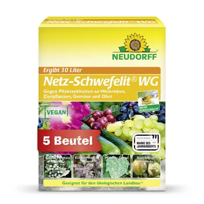 Neudorff Netz-Schwefelit WG 5 x 15 g Pilzkrankheiten Weinreben Obst Gemüse