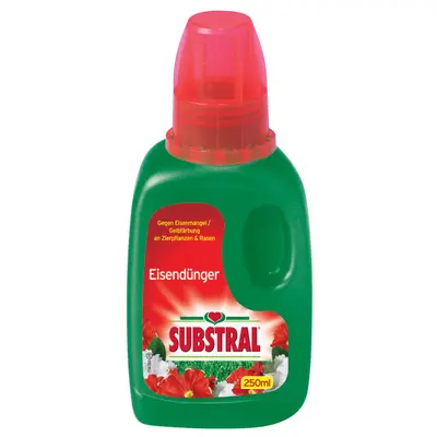 Substral Eisendünger 250 ml Eisen Dünger Eisenmangel an Pflanzen Rasen Flüssig