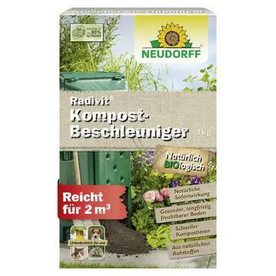NEUDORFF Radivit Kompost Beschleuniger 1kg - Kompostbeschleuniger Komposter