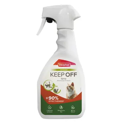 Beaphar KEEP OFF Outdoor Fernhalte-Spray für Katzen 500 ml fernhalten Abwehr
