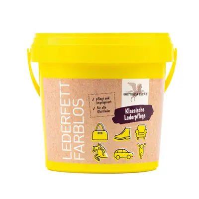 B & E Lederfett - 500 ml - gelb - Leder Pflege Lederpflegemittel Fett