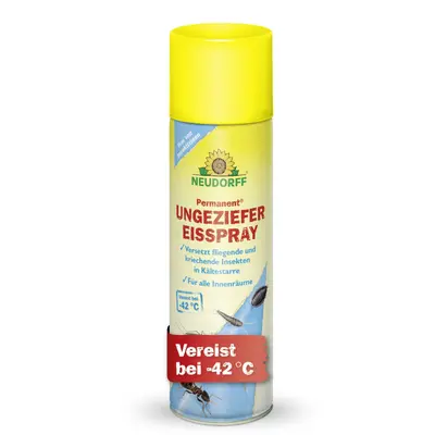 Neudorff Permanent Ungeziefer EisSpray 500 ml Bekämpfung Schaben Eis Spray Assel