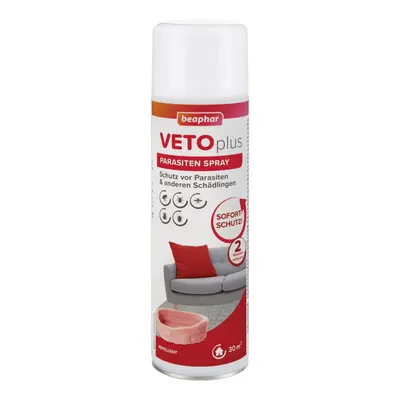 Beaphar VETOplus Parasiten Spray - 400 ml gegen Flöhe Zecken Mücken Bettwanzen