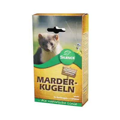 Silence Marder-Kugeln zum Schutz vor Marderschäden Duftwirkung Marderbiss Auto