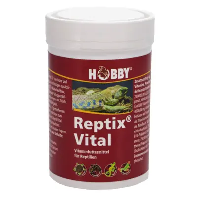 Hobby Reptix Vital, Vitaminpulver für Reptilien, 120 g Ergänzungsfuttermittel